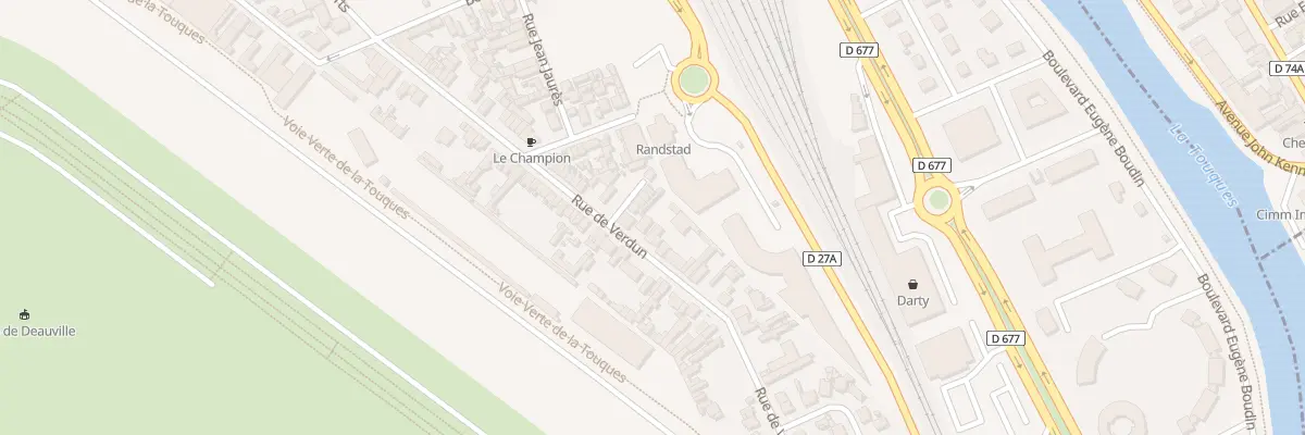 Plan du 71 Rue de Verdun à Deauville