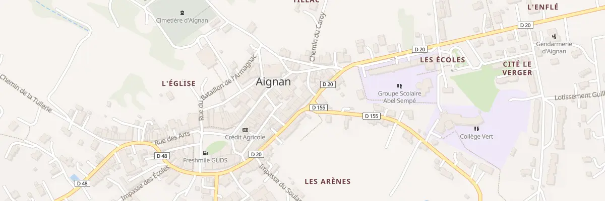 Plan du 39 Rue du Duc de Bouillon à Aignan