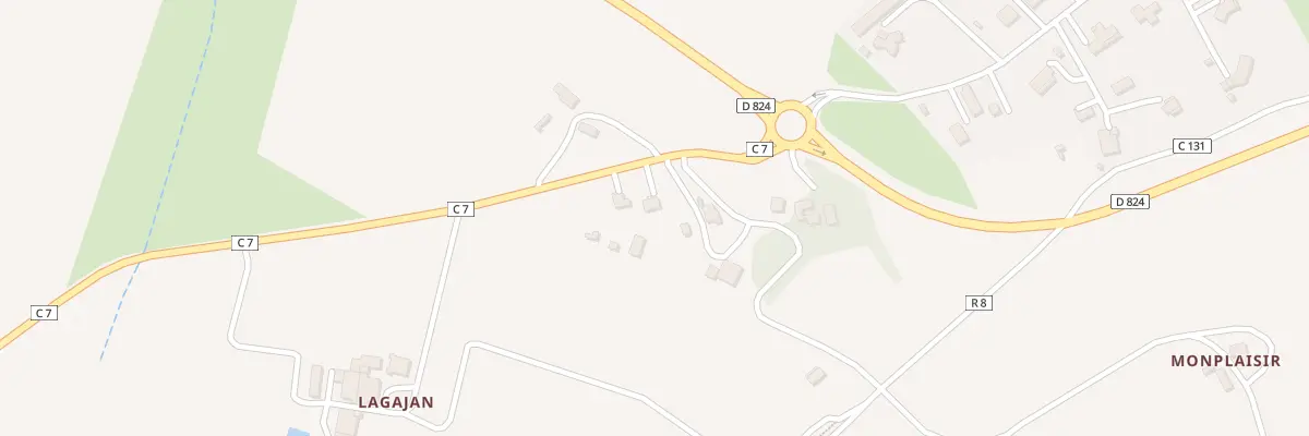 Plan du 1385 Rte de Sauboires à Eauze