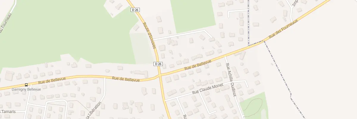 Plan du 79 Rue de Bellevue à Damigny
