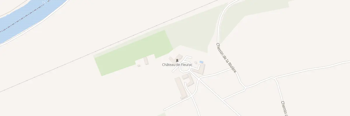 Plan du 1 Chateau de Fleurac à Nersac