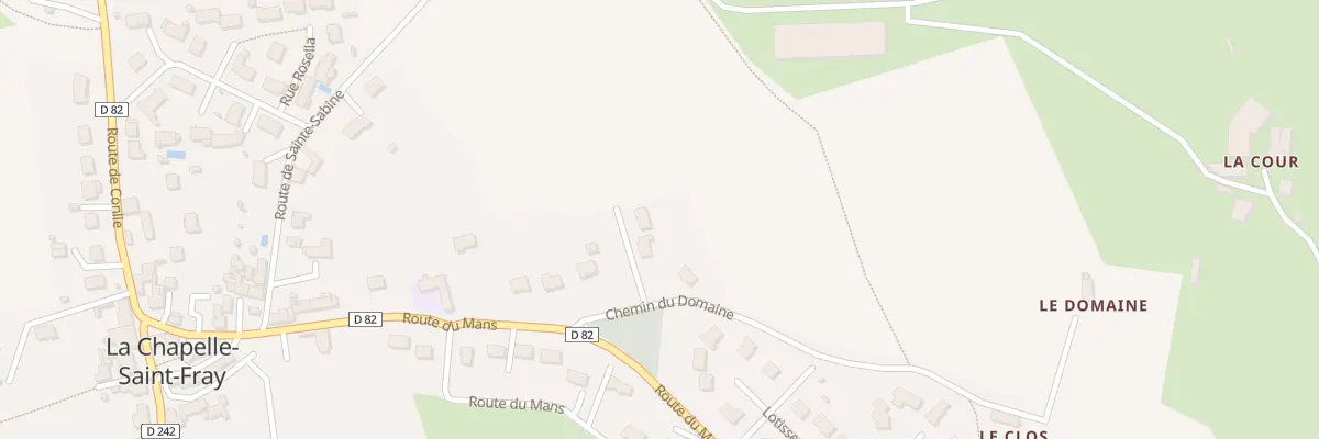 Plan du 5002 Le Champ de la Mairie à La Chapelle-Saint-Fray