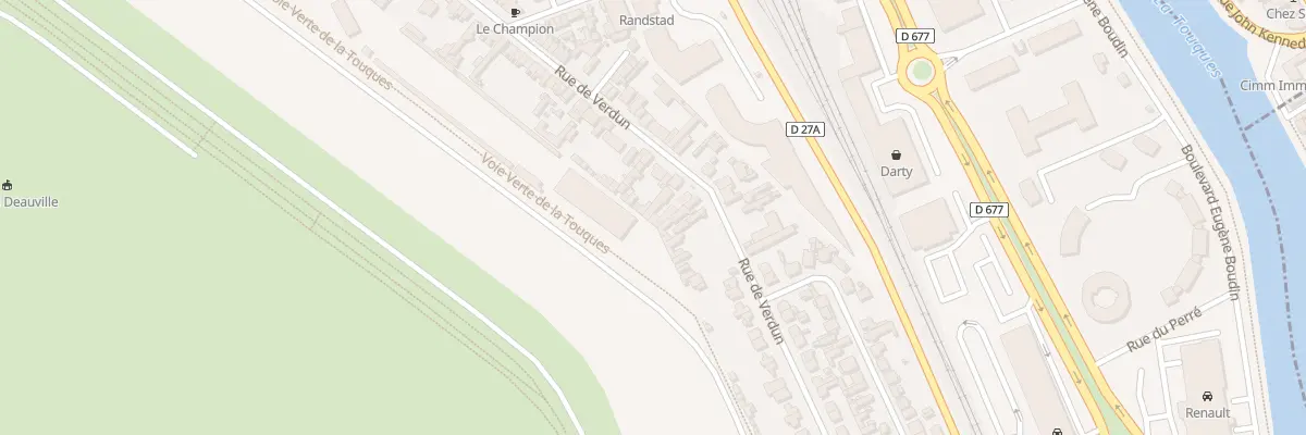 Plan du 106B Rue de Verdun à Deauville
