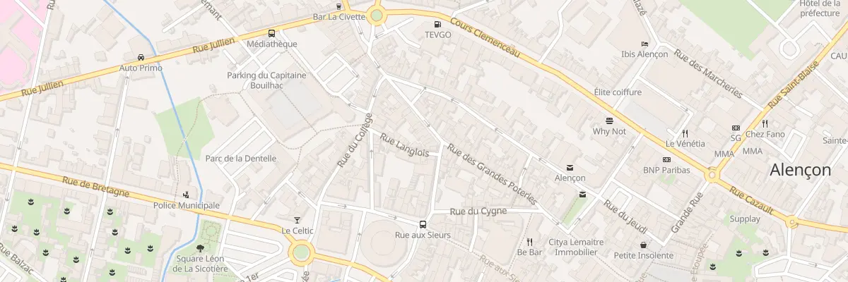 Plan du 31 Rue des Grandes Poteries à Alençon