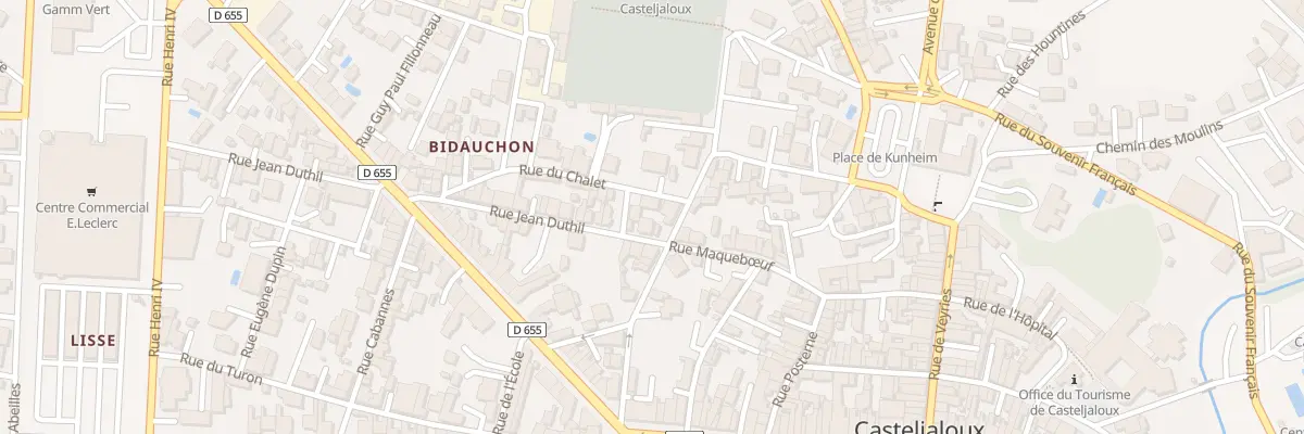 Plan du 39 Rue Jean Duthil à Casteljaloux