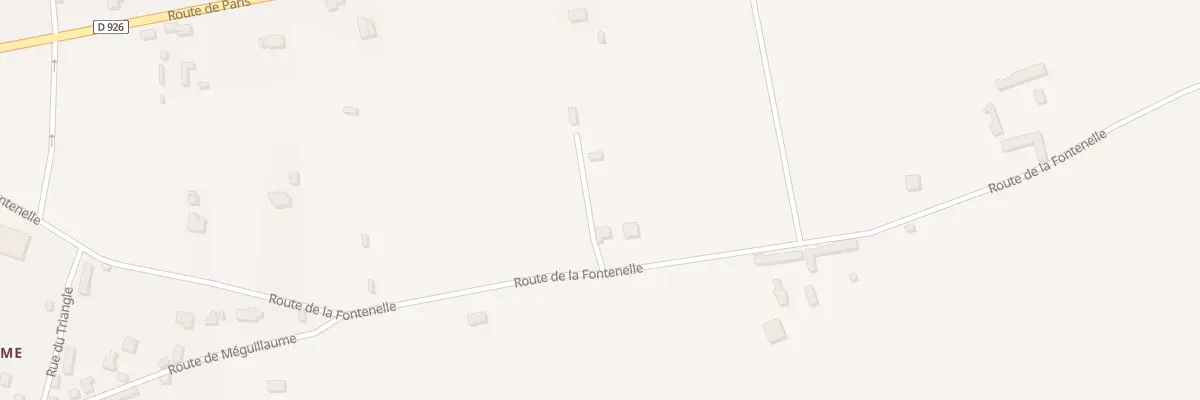 Plan du 33 Rte de la Fontenelle à Gouffern en Auge