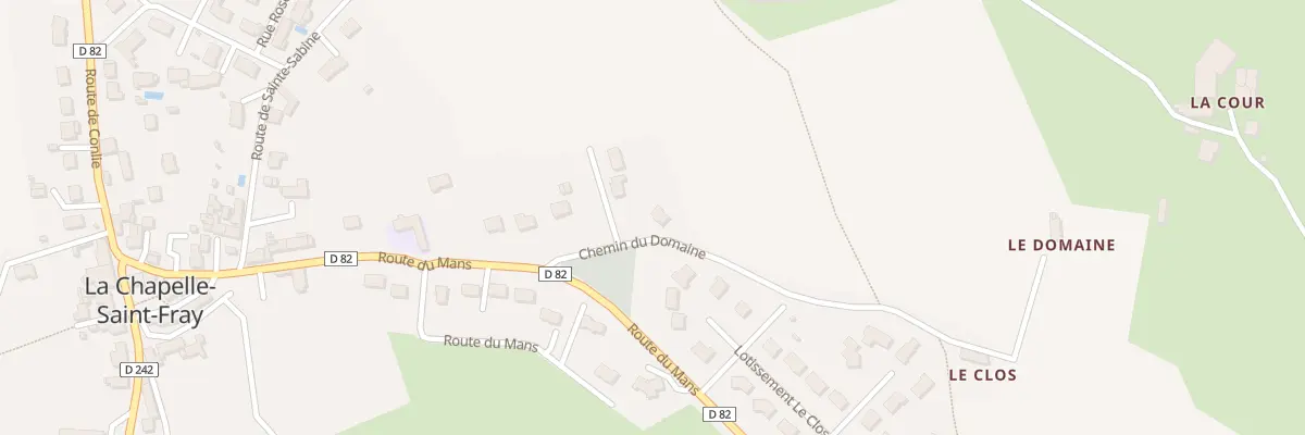 Plan du 5001 Le Champ de la Mairie à La Chapelle-Saint-Fray