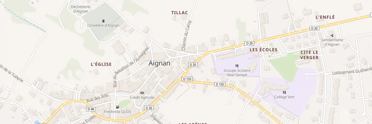 Plan du 49 Rue du Duc de Bouillon à Aignan