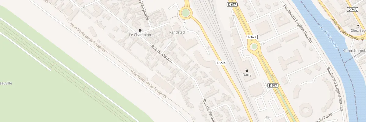 Plan du 81 Rue de Verdun à Deauville