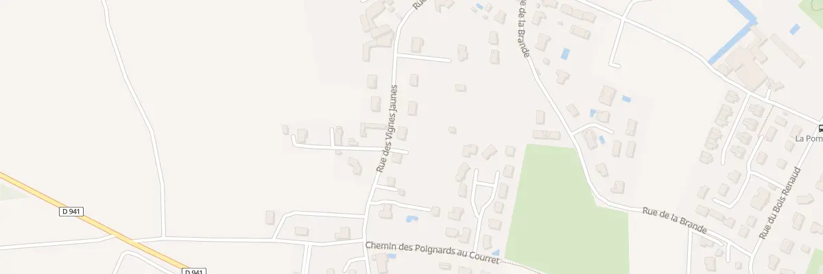 Plan du 20 Rue des Vignes Jaunes à Fléac
