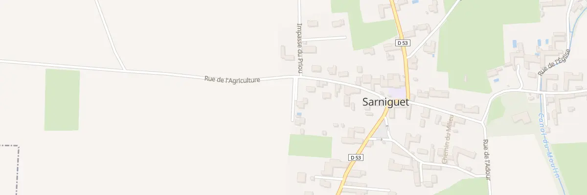 Plan du 11 Rue de l’Agriculture à Sarniguet