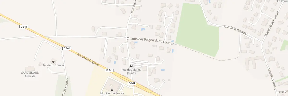 Plan du 12 Rue des Vignes Jaunes à Fléac