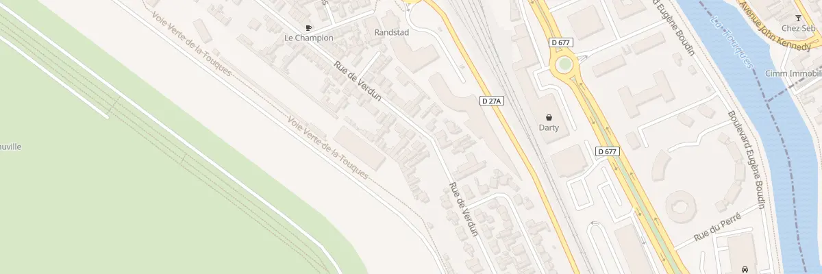Plan du 106 Rue de Verdun à Deauville