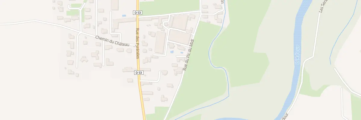 Plan du 24 Rue du Pic du Midi à Aurensan