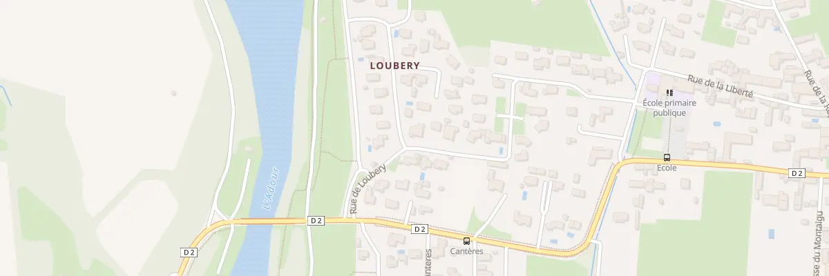 Plan du 13 Rue de Loubéry à Bours