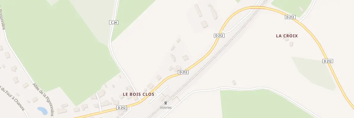 Plan du 5086 La Gare à Voivres-lès-le-Mans