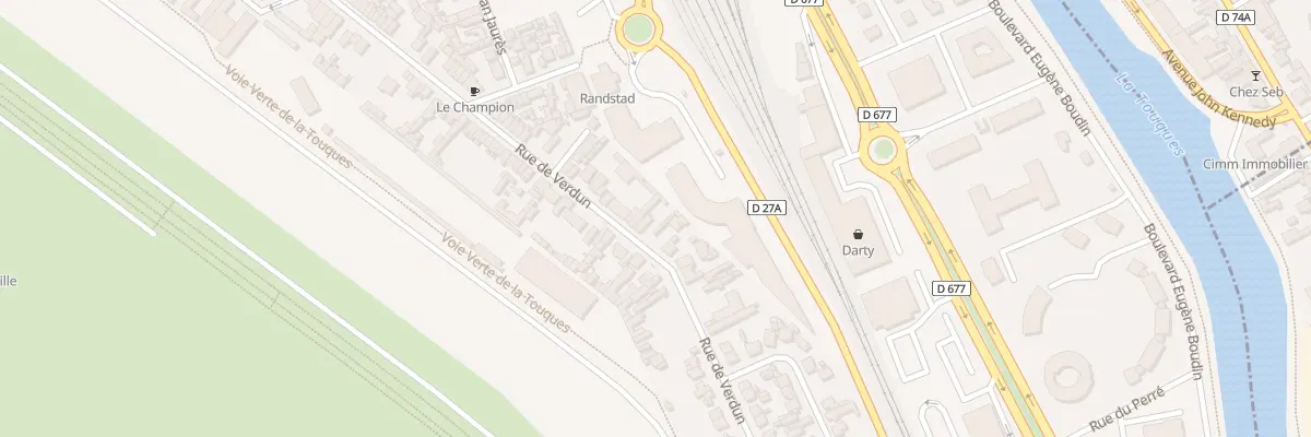 Plan du 85 Rue de Verdun à Deauville