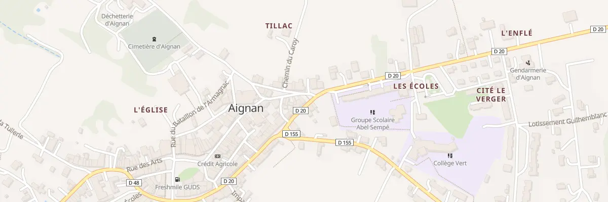 Plan du 55 Rue du Duc de Bouillon à Aignan