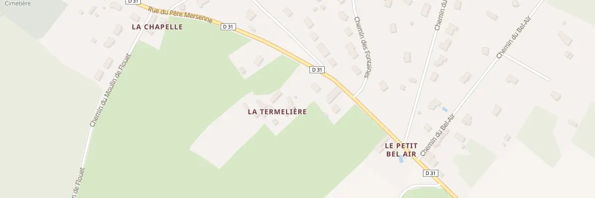 Plan du 5517 La Termeliere à Cérans-Foulletourte