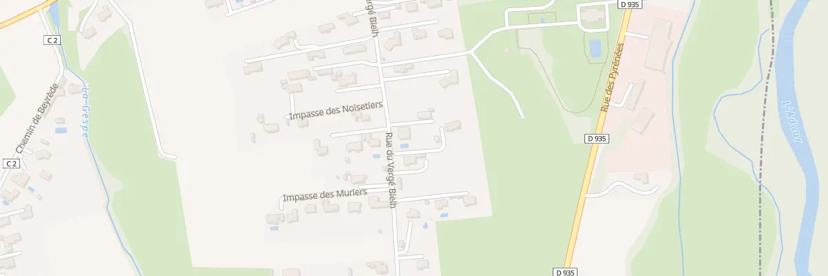 Plan du 31 Rue du Verge Bieilh à Momères