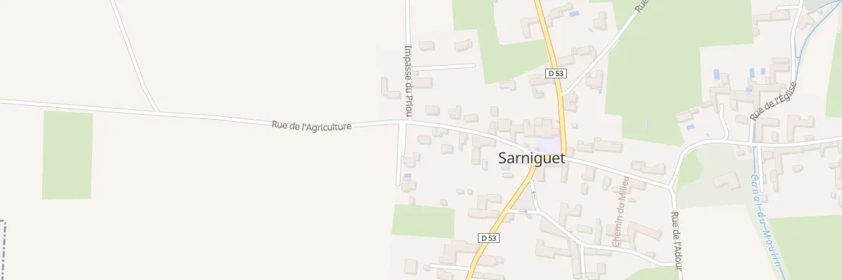 Plan du 5009 Cazalous à Sarniguet