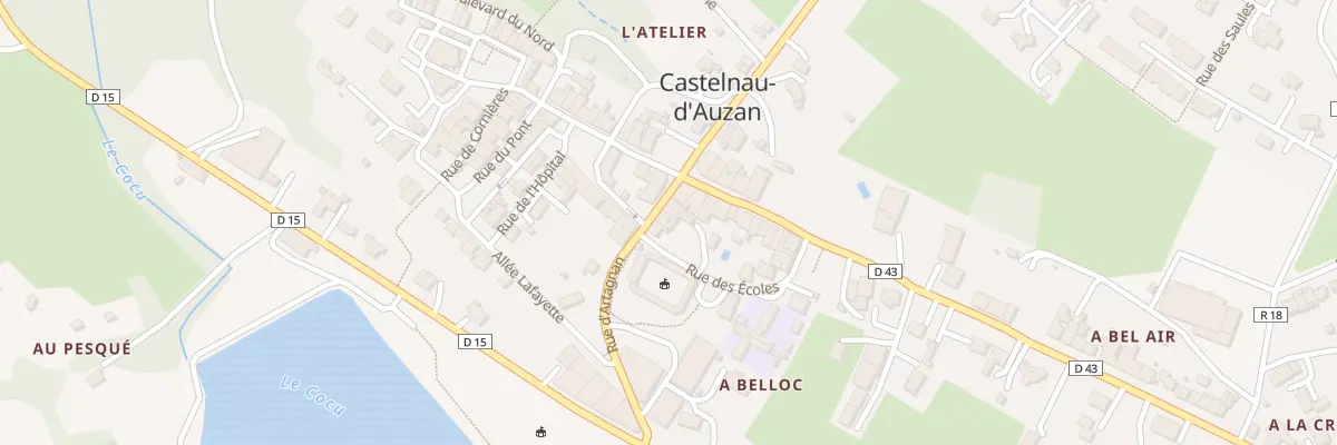 Plan du 7 Rue d’Artagnan à Castelnau d’Auzan Labarrère
