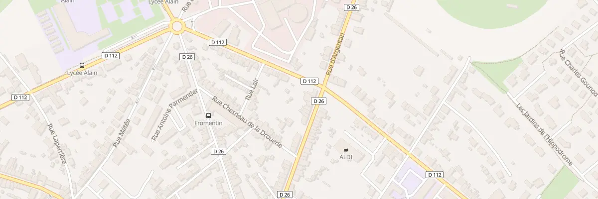 Plan du 69 Rue d’Argentan à Alençon