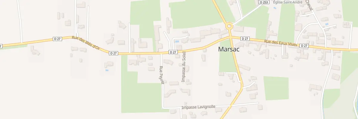 Plan du 13 Rue des Blés d’Or à Marsac