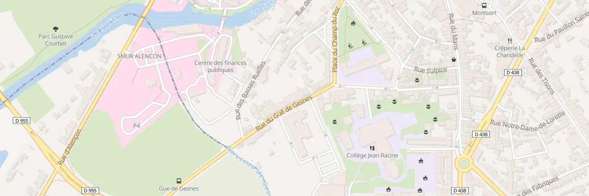 Plan du 18 Rue du Gué de Gesnes à Alençon