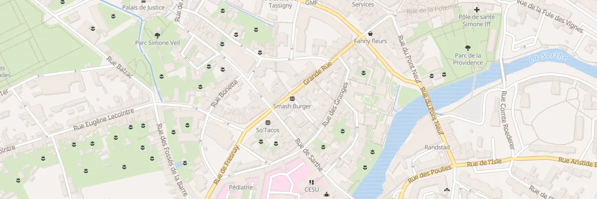 Plan du 155 Grande Rue à Alençon