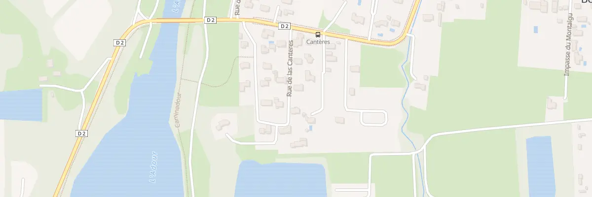 Plan du 16 Rue de Las Canteres à Bours