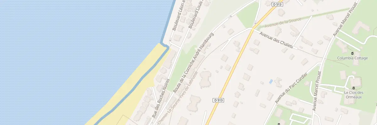 Plan du 9008 Rue de la Corniche à Trouville-sur-Mer
