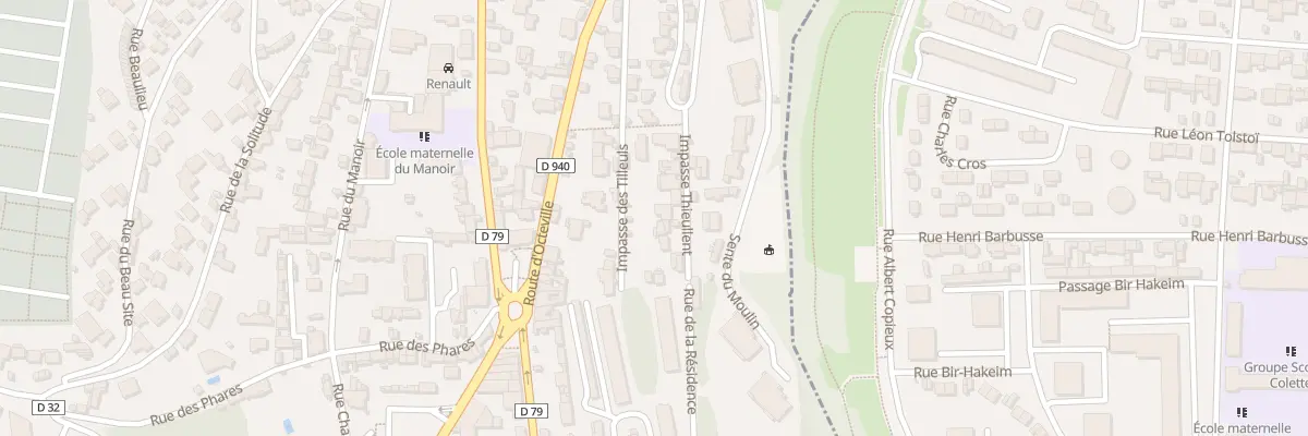 Plan du 8 Imp Thieullent à Sainte-Adresse