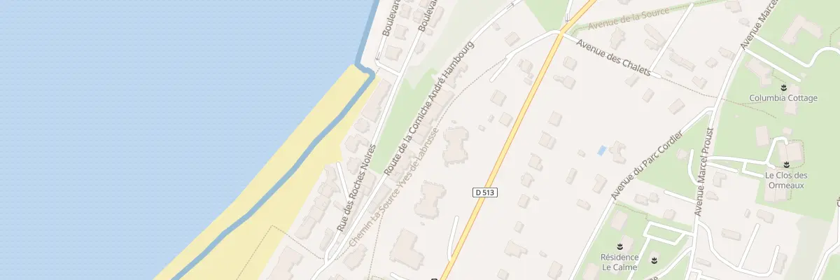 Plan du 9011 Rue de la Corniche à Trouville-sur-Mer