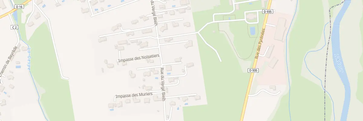 Plan du 29 Rue du Verge Bieilh à Momères