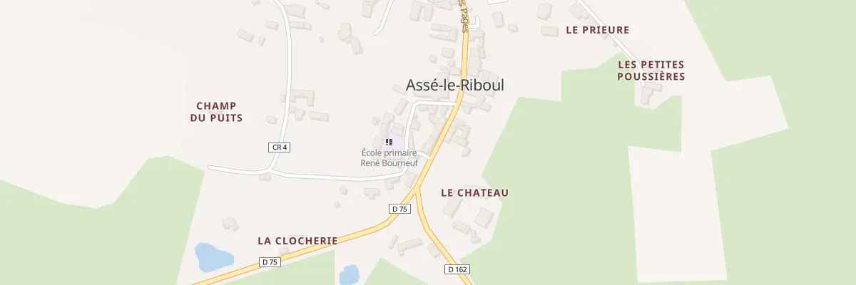 Plan du 11 Rue des Tisserands à Assé-le-Riboul