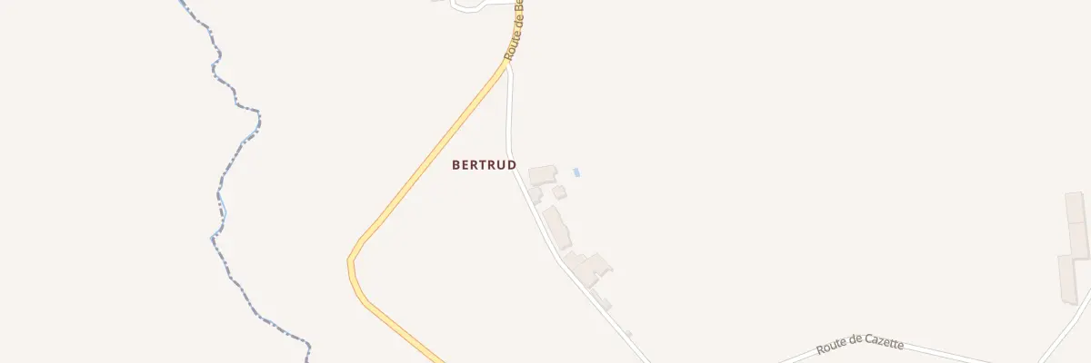 Plan du 105 Bertrud à Massugas