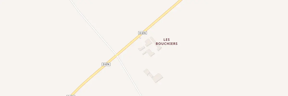 Plan du 1 Les Bouchiers à Montboyer