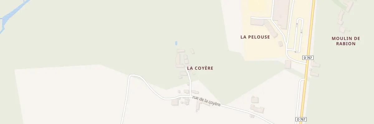Plan du 5457 La Coyere à Noyant-Villages