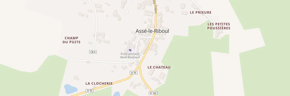 Plan du 28 Rue des Pages à Assé-le-Riboul