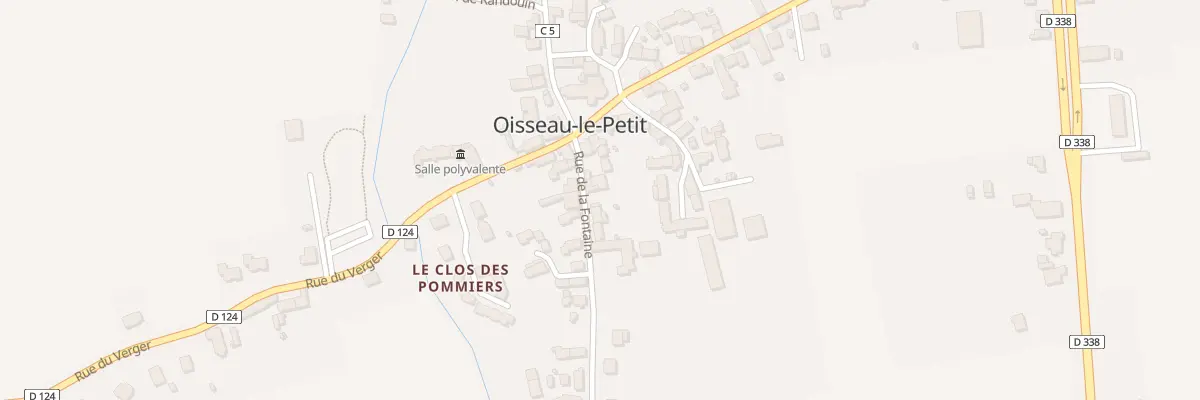 Plan du 5 Rue de la Fontaine à Oisseau-le-Petit