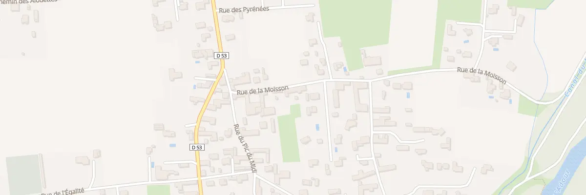 Plan du 8 Rue de la Moisson à Aurensan