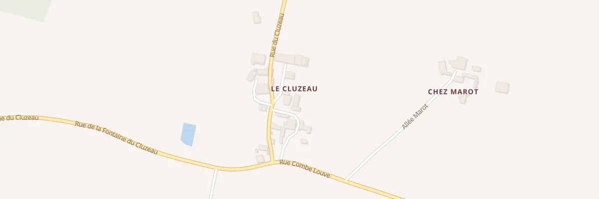 Plan du 5040 Le Cluzeau à Plassac-Rouffiac