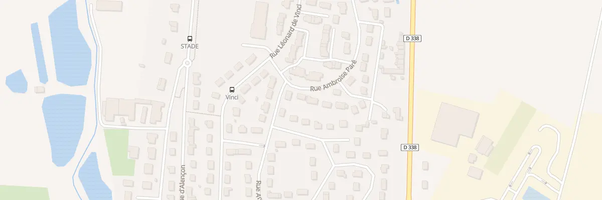 Plan du 4 Rue Ambroise Paré à Arçonnay