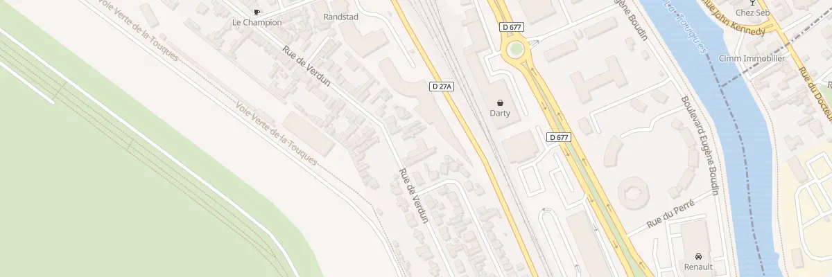 Plan du 99B Rue de Verdun à Deauville