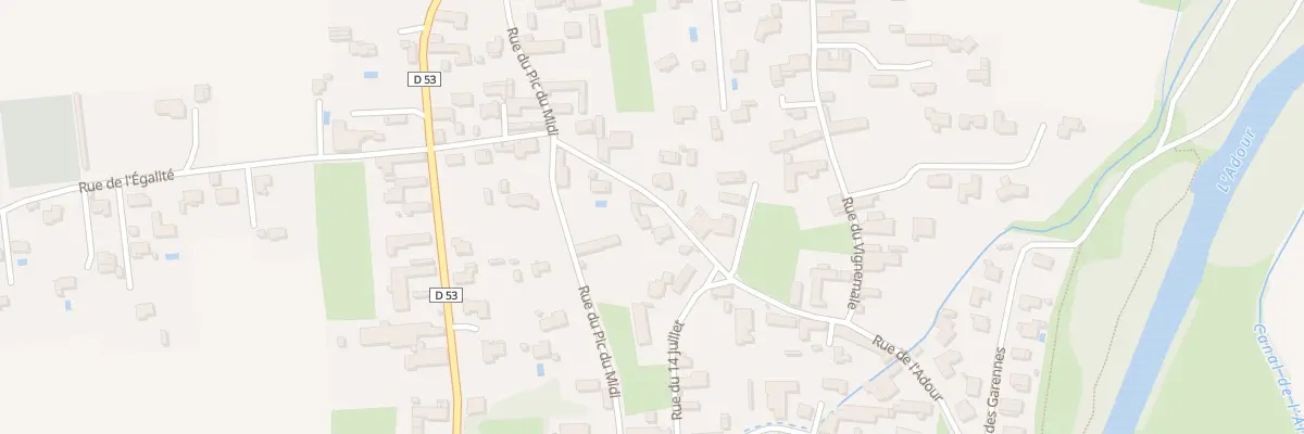 Plan du 4 Rue de l’Adour à Aurensan