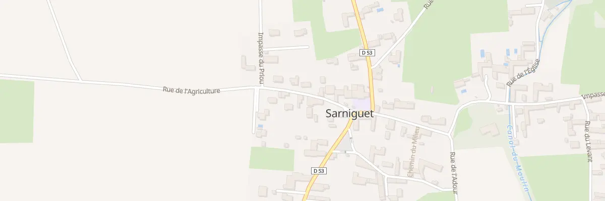 Plan du 3 Rue de l’Agriculture à Sarniguet
