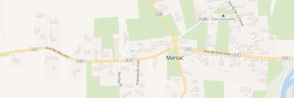 Plan du 10 Rue des Blés d’Or à Marsac
