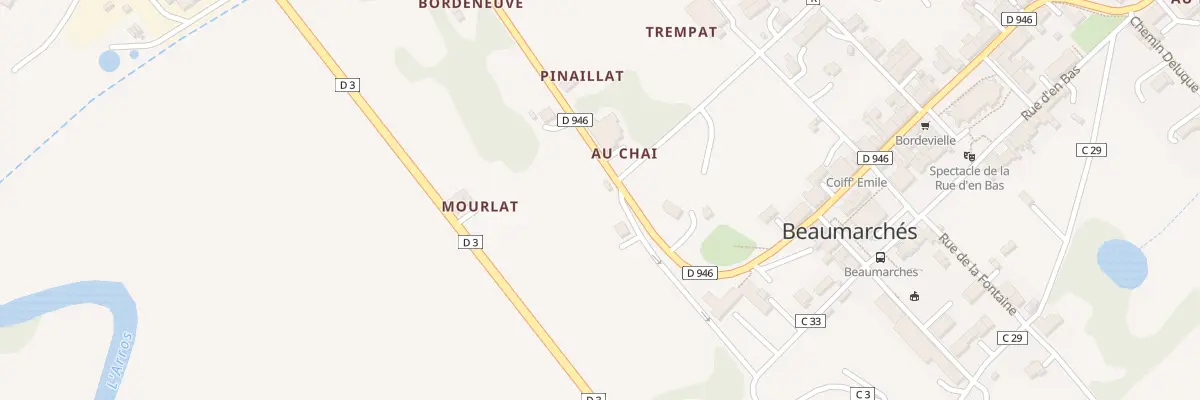 Plan du 5002B A Trempat à Beaumarchés