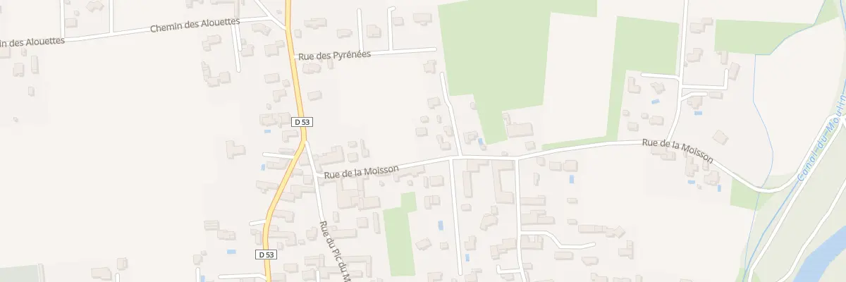 Plan du 11 Rue de la Moisson à Aurensan